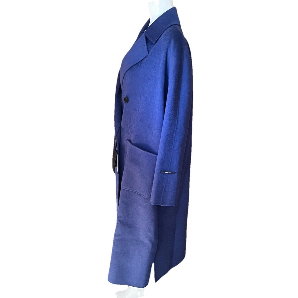 Marina Rinaldi Wool Double Breasted Long Overcoat NWT $1925 Size 18 - Picture 2 of 13